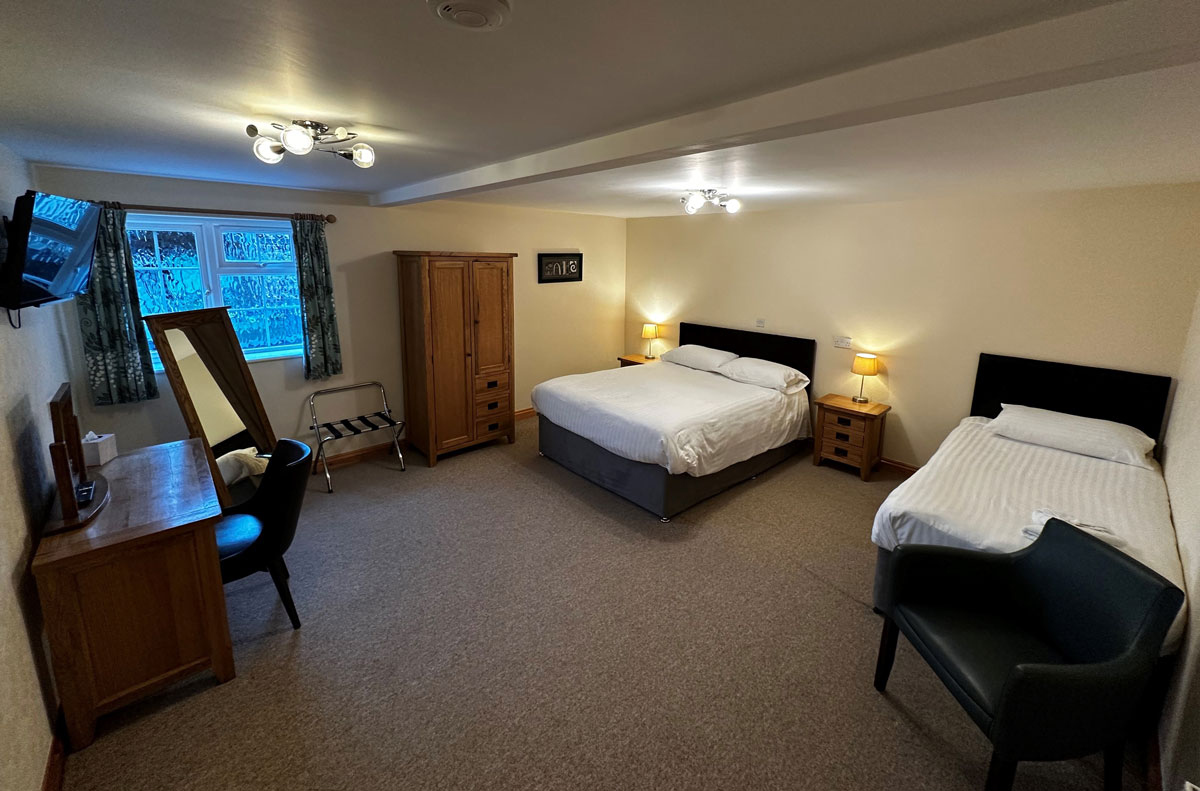 Family Suite Accommodation at The Waie Inn in Devon